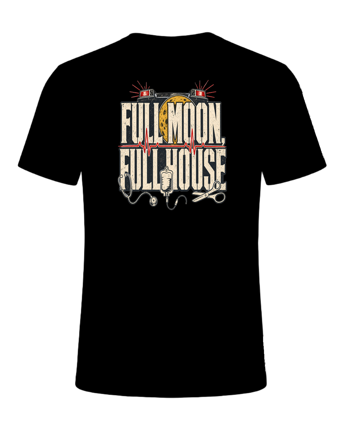 FULL MOON, FULL HOUSE — Black