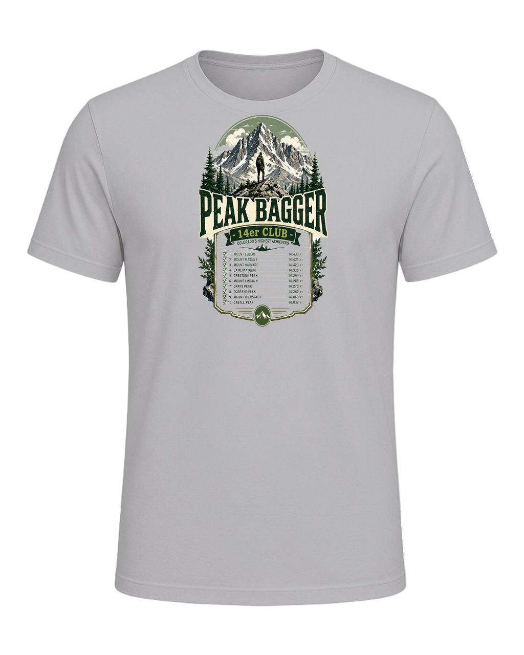 Peak Bagger — Athletic Heather