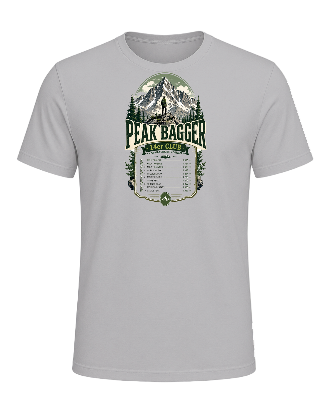 Peak Bagger — Athletic Heather