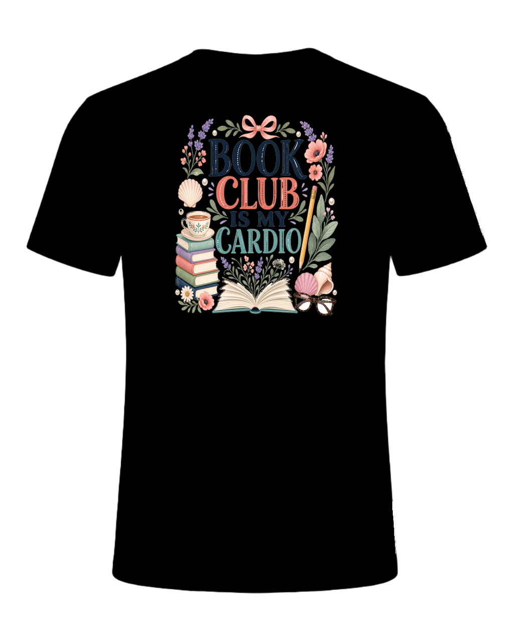 BOOK CLUB IS MY CARDIO — Black
