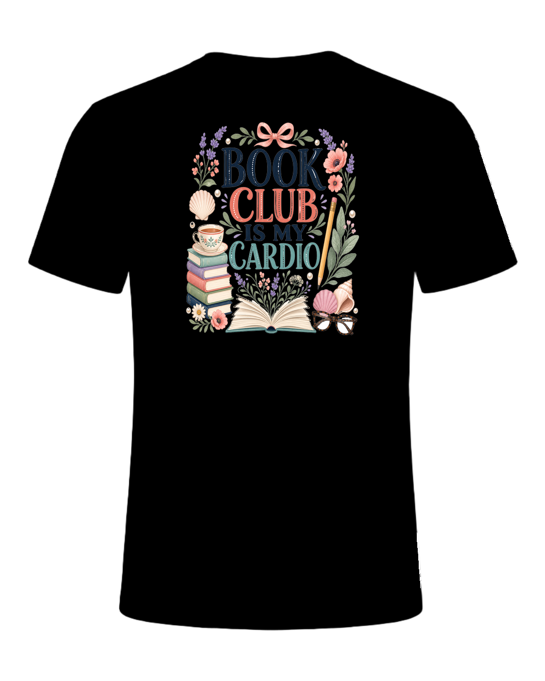 BOOK CLUB IS MY CARDIO — Black