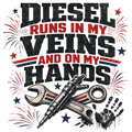 Diesel runs in my veins and on my hands