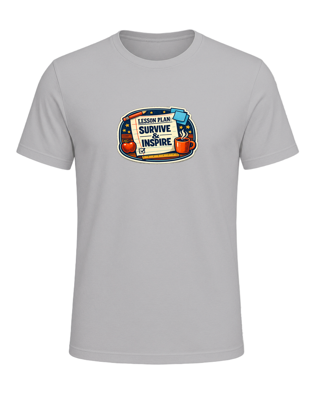 Lesson Plan: Survive & Inspire Tee — Athletic Heather