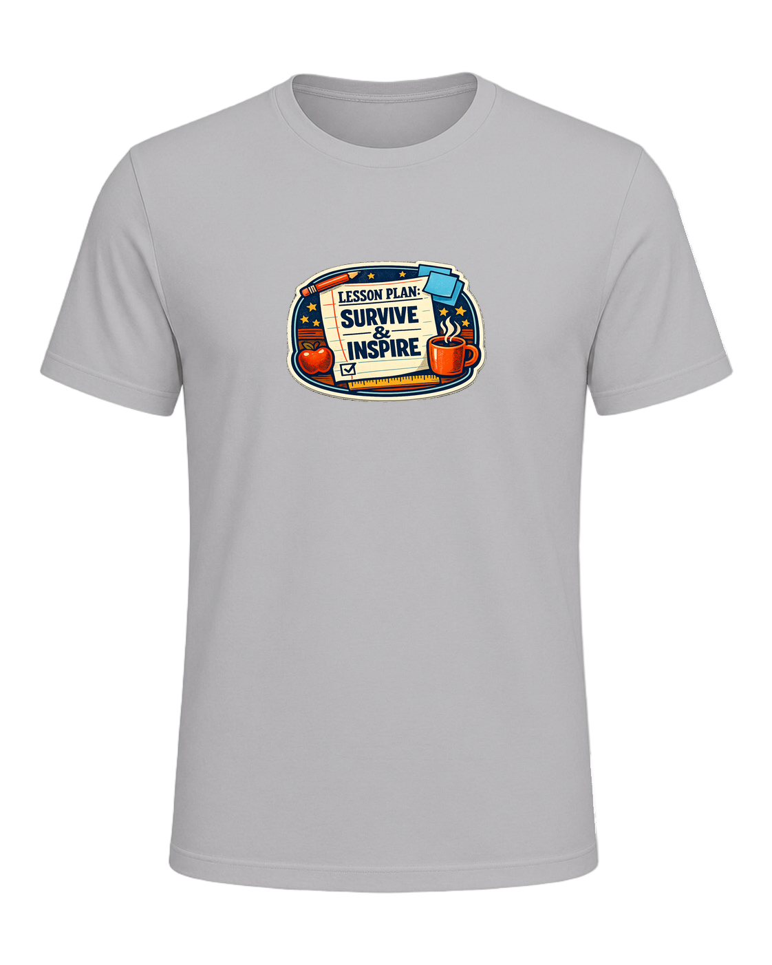 Lesson Plan: Survive & Inspire Tee — Athletic Heather