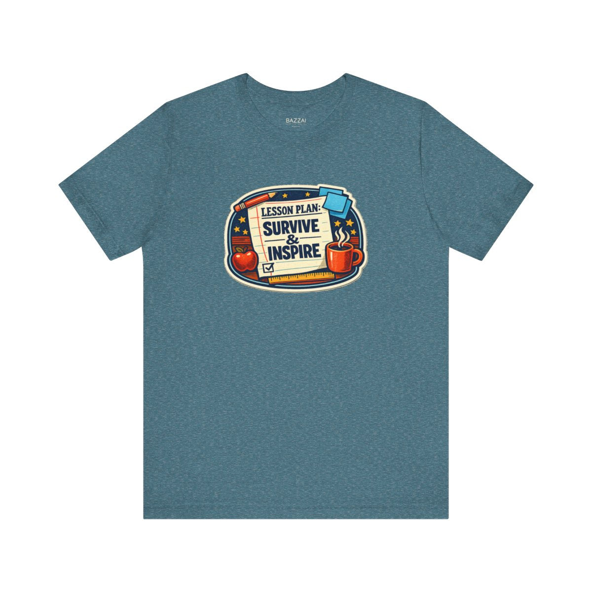 Teacher Gift T-Shirt — Lesson Plan: Survive &amp; Inspire — t-shirt design by June