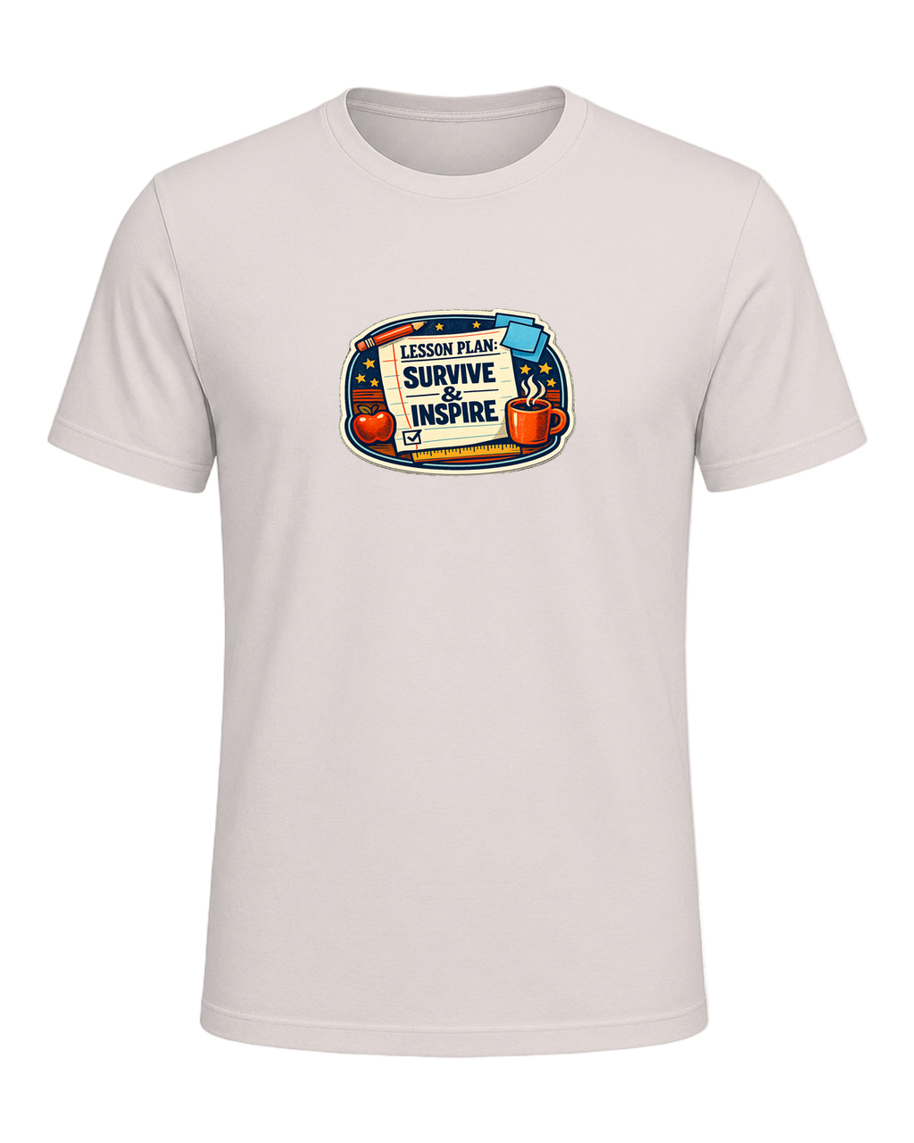 Lesson Plan: Survive & Inspire Tee — Heather Dust
