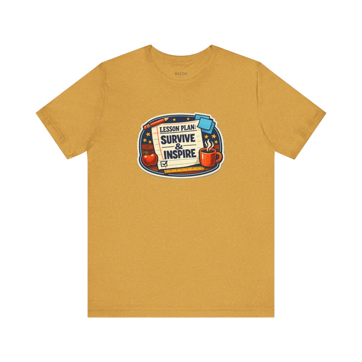 Teacher Gift T-Shirt — Lesson Plan: Survive &amp; Inspire — t-shirt design by June