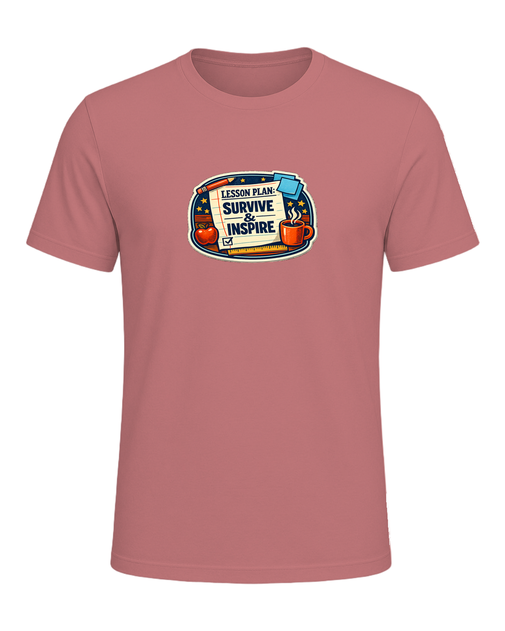 Lesson Plan: Survive & Inspire Tee — Mauve