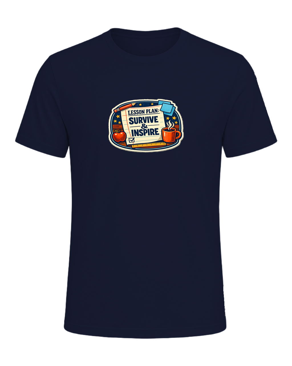Lesson Plan: Survive & Inspire Tee — Navy
