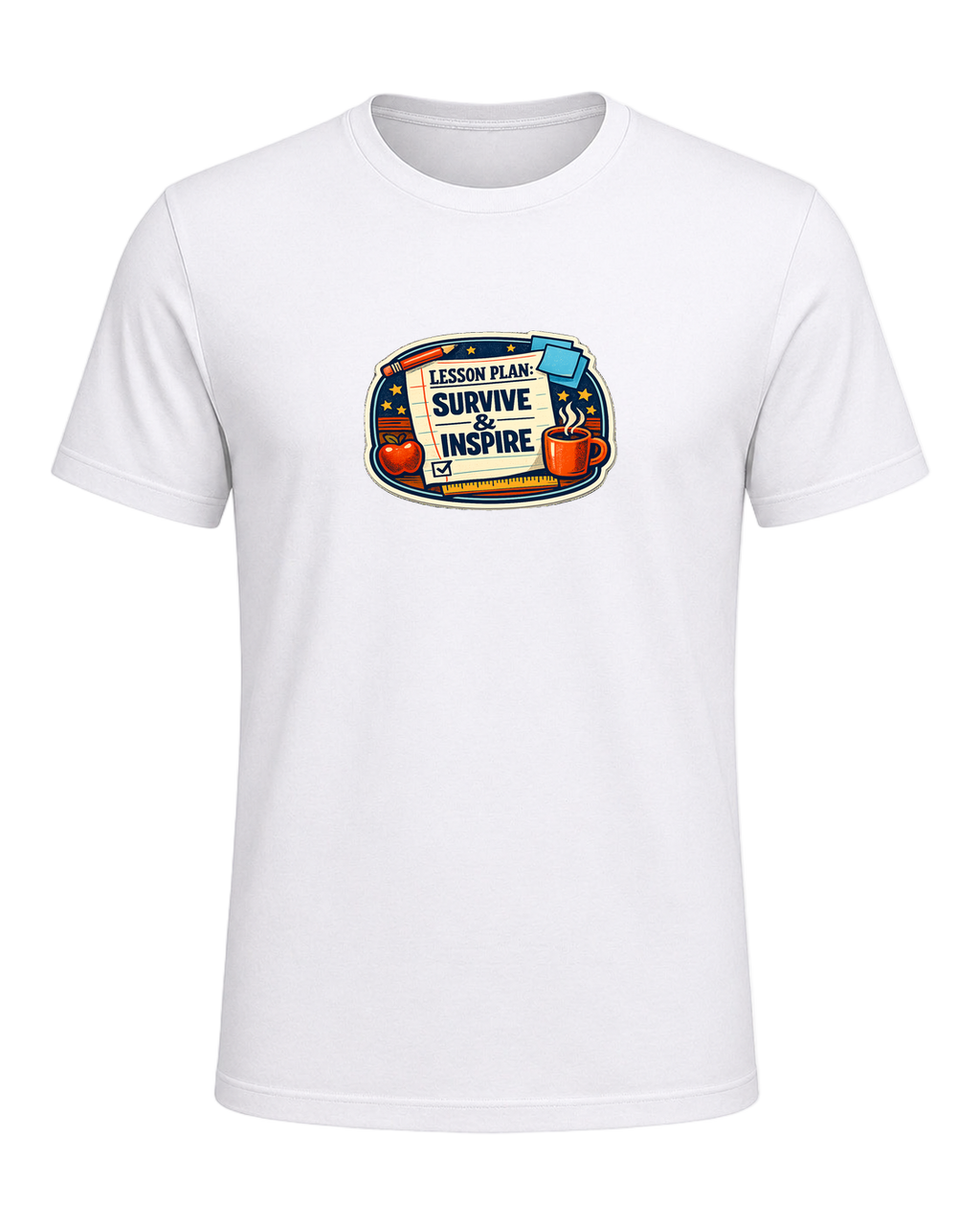 Lesson Plan: Survive & Inspire Tee — White