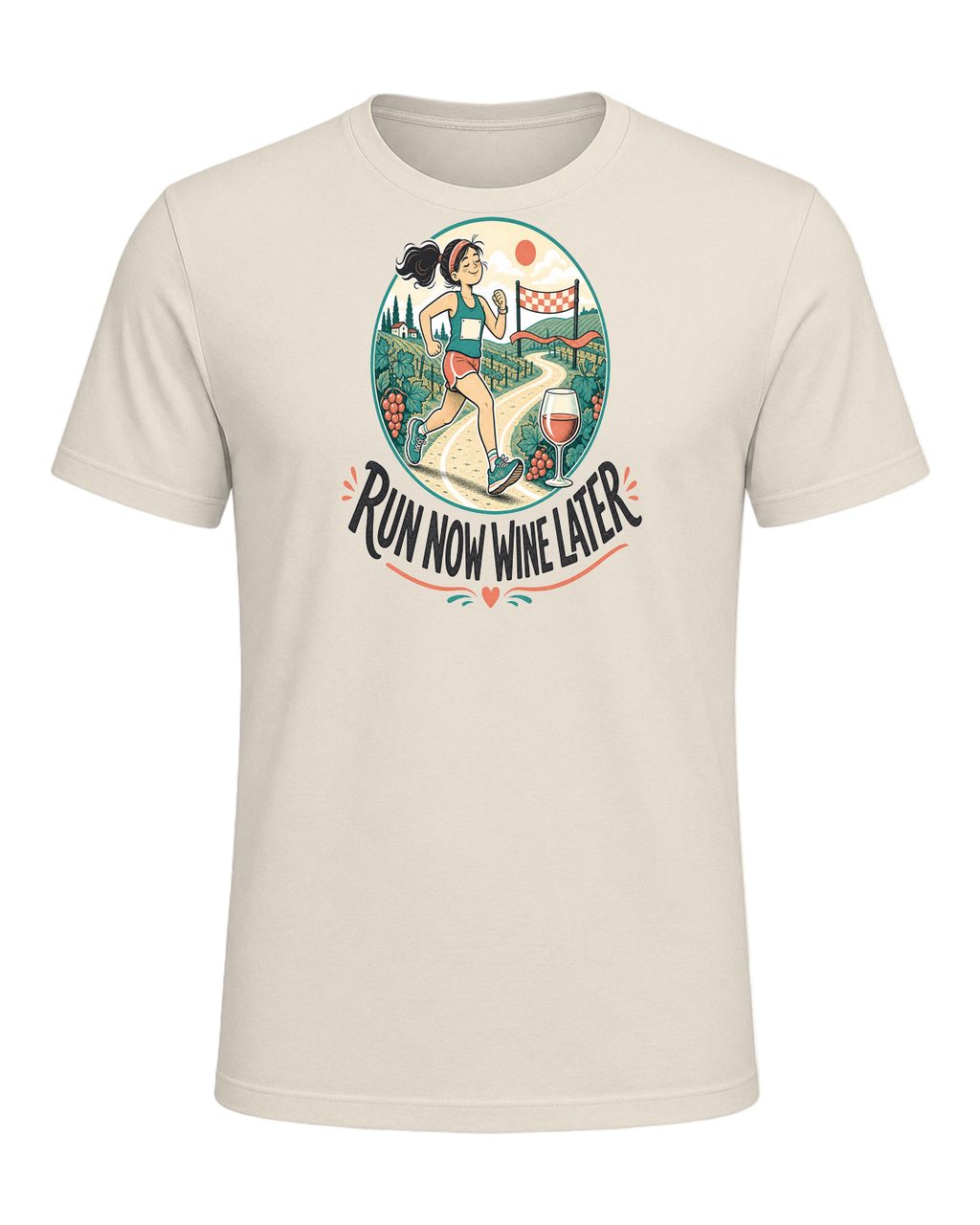 RUN NOW WINE LATER — Heather Prism Natural