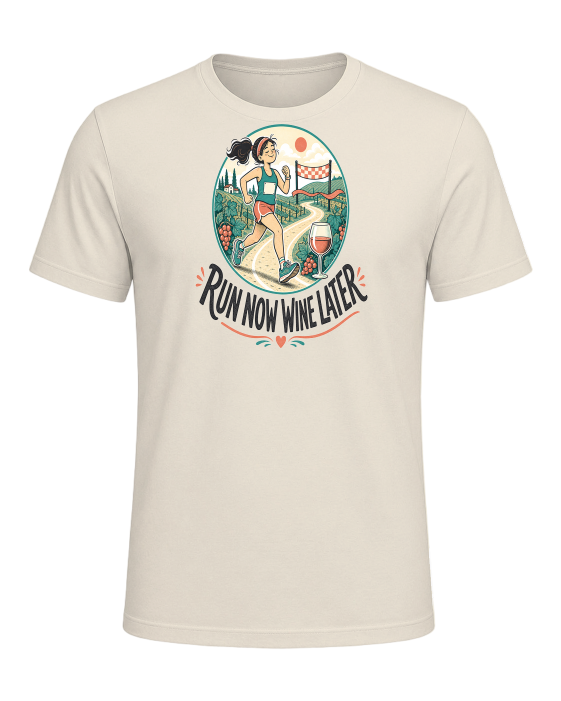RUN NOW WINE LATER — Heather Prism Natural