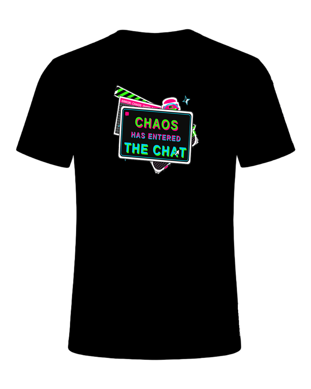 CHAOS HAS ENTERED THE CHAT — Black