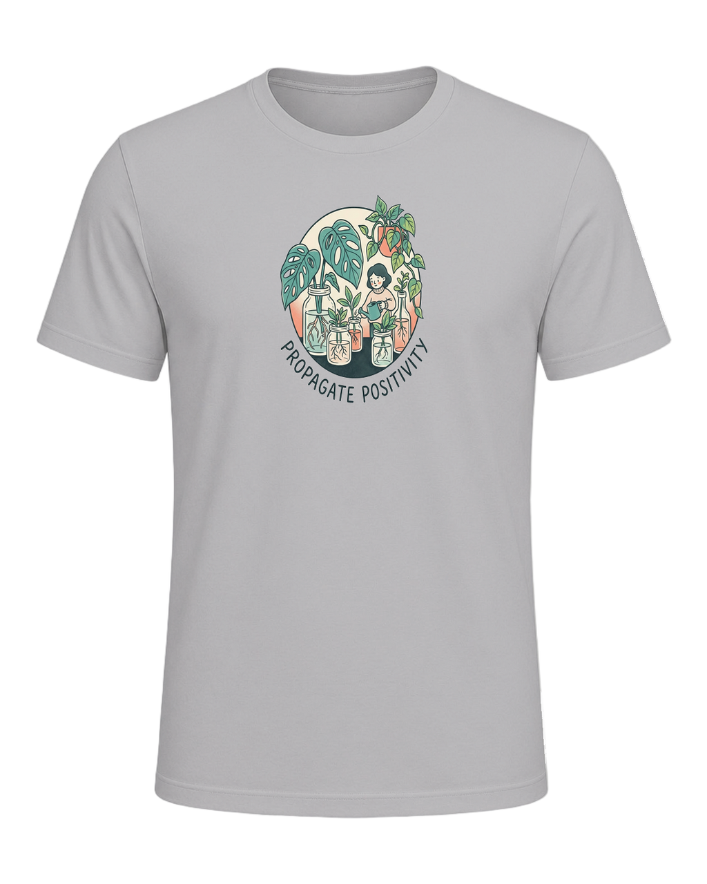 PROPAGATE POSITIVITY — Athletic Heather