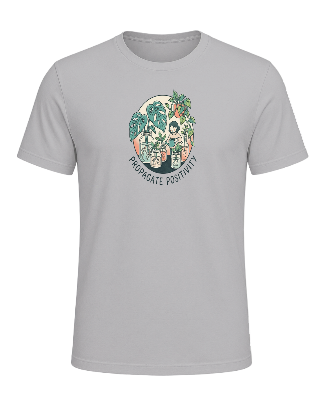 PROPAGATE POSITIVITY — Athletic Heather
