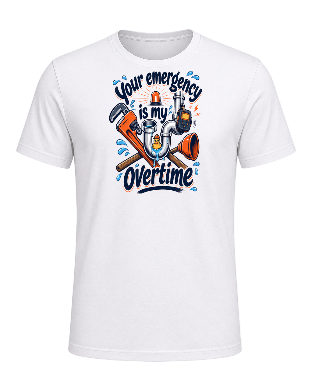 Your emergency is my overtime — White