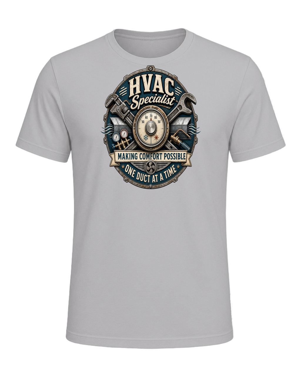HVAC Technician — Athletic Heather