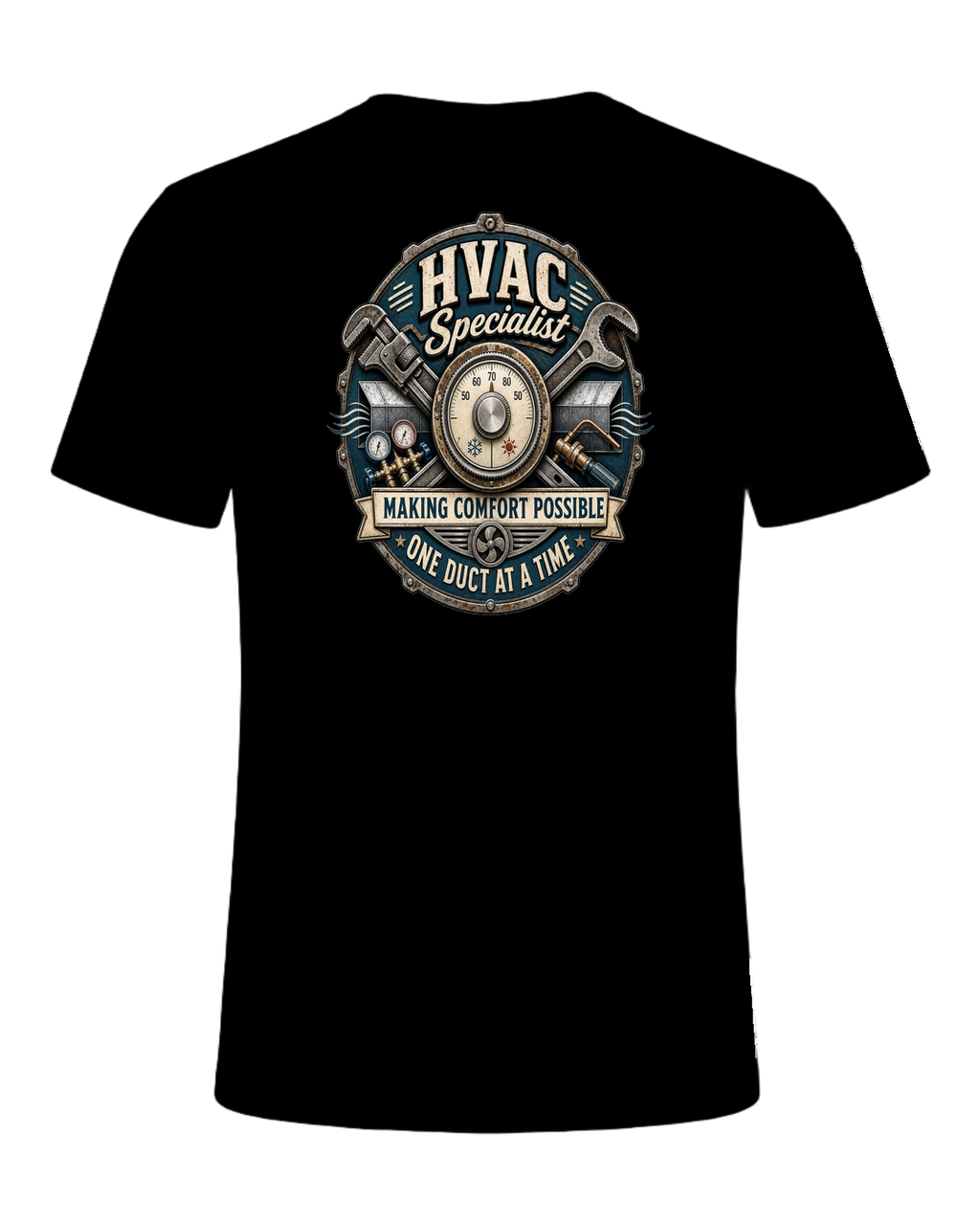 HVAC Technician — Black