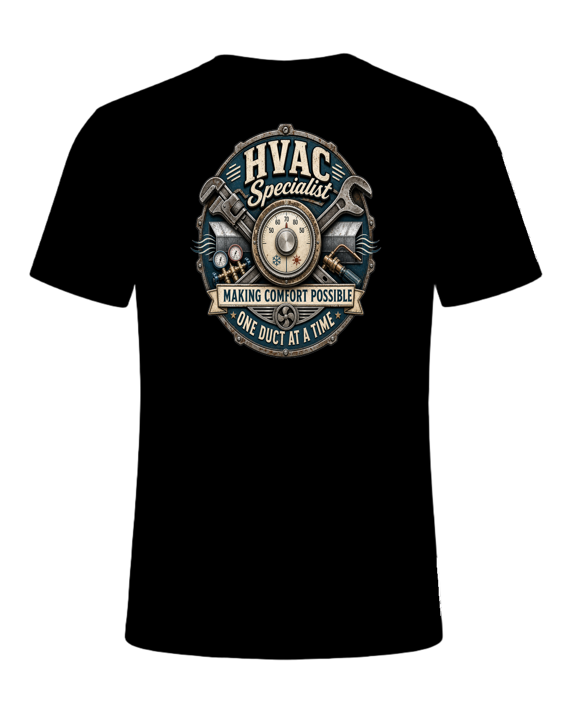 HVAC Technician — Black