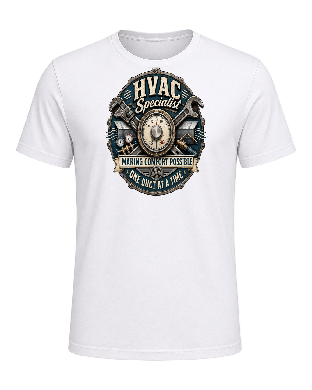 HVAC Technician — White