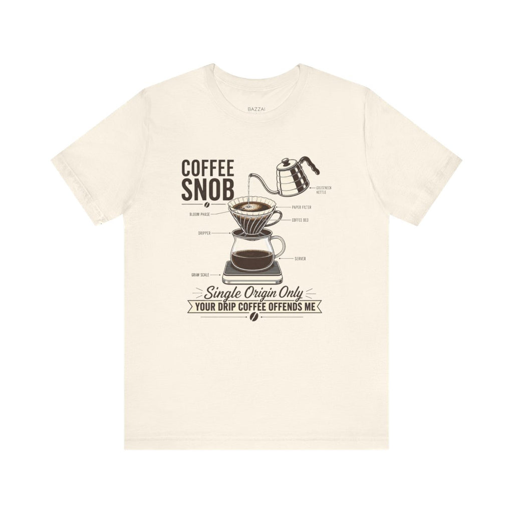 Coffee Snob Gift T-Shirt — Yes, It Does Matter — coffees t-shirt design