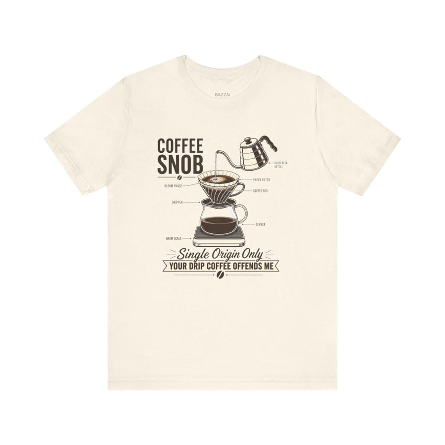 Coffee Snob Gift T-Shirt — Yes, It Does Matter
