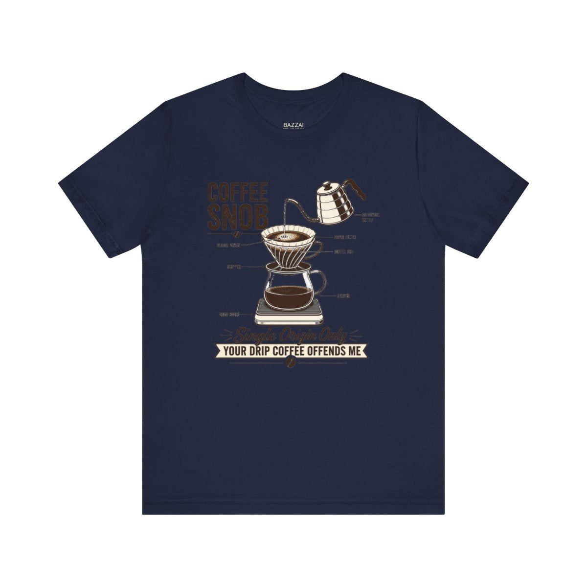 Coffee Snob Gift T-Shirt — Yes, It Does Matter — coffees t-shirt design