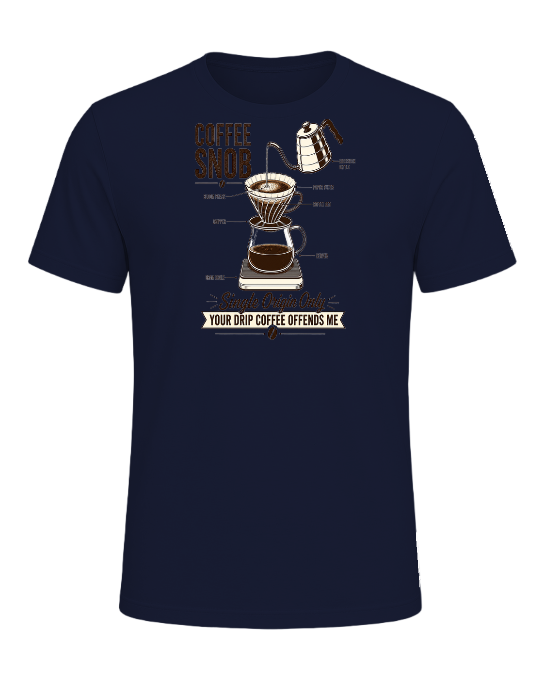 Coffee Snob — Navy