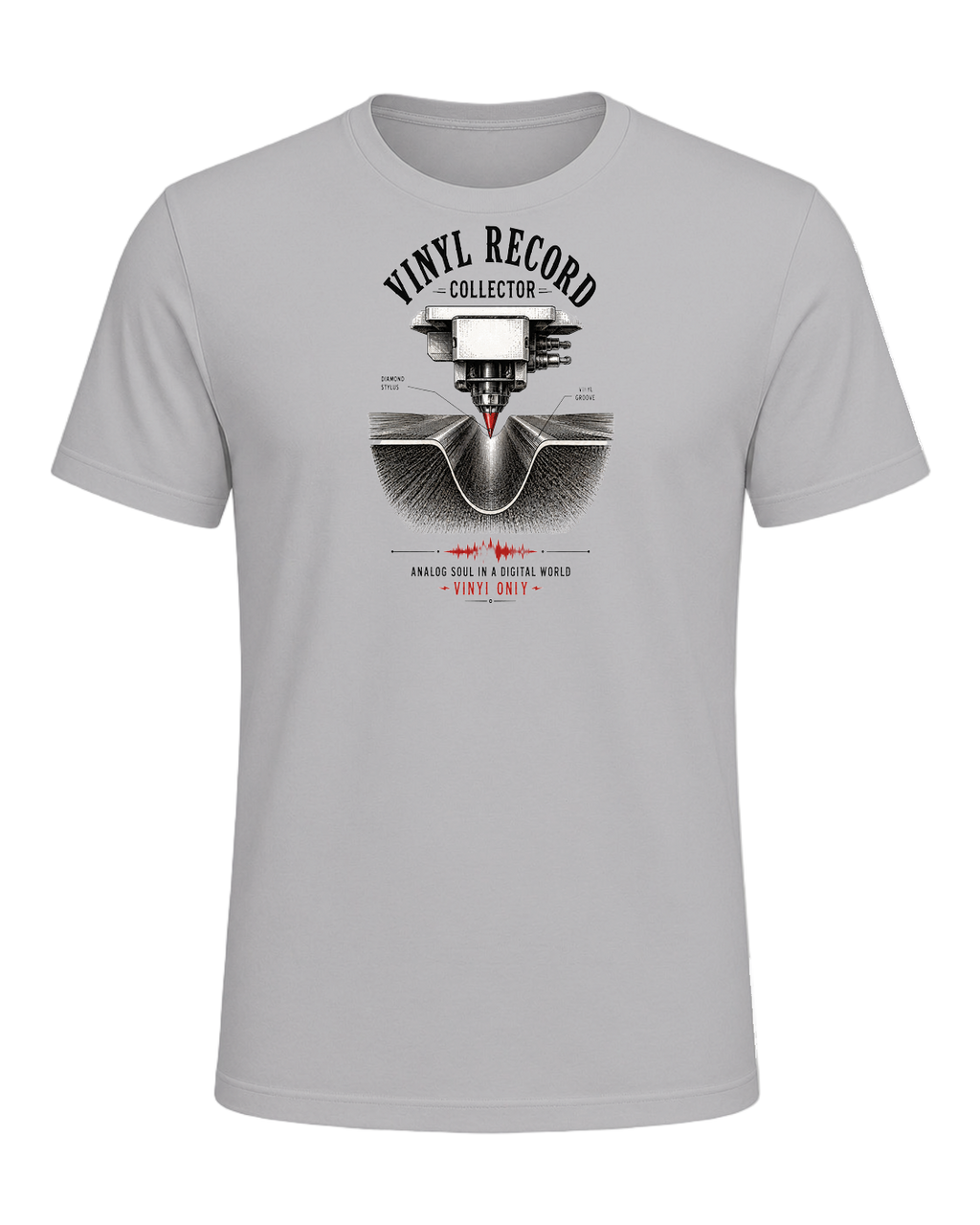 Vinyl Record Collector — Athletic Heather