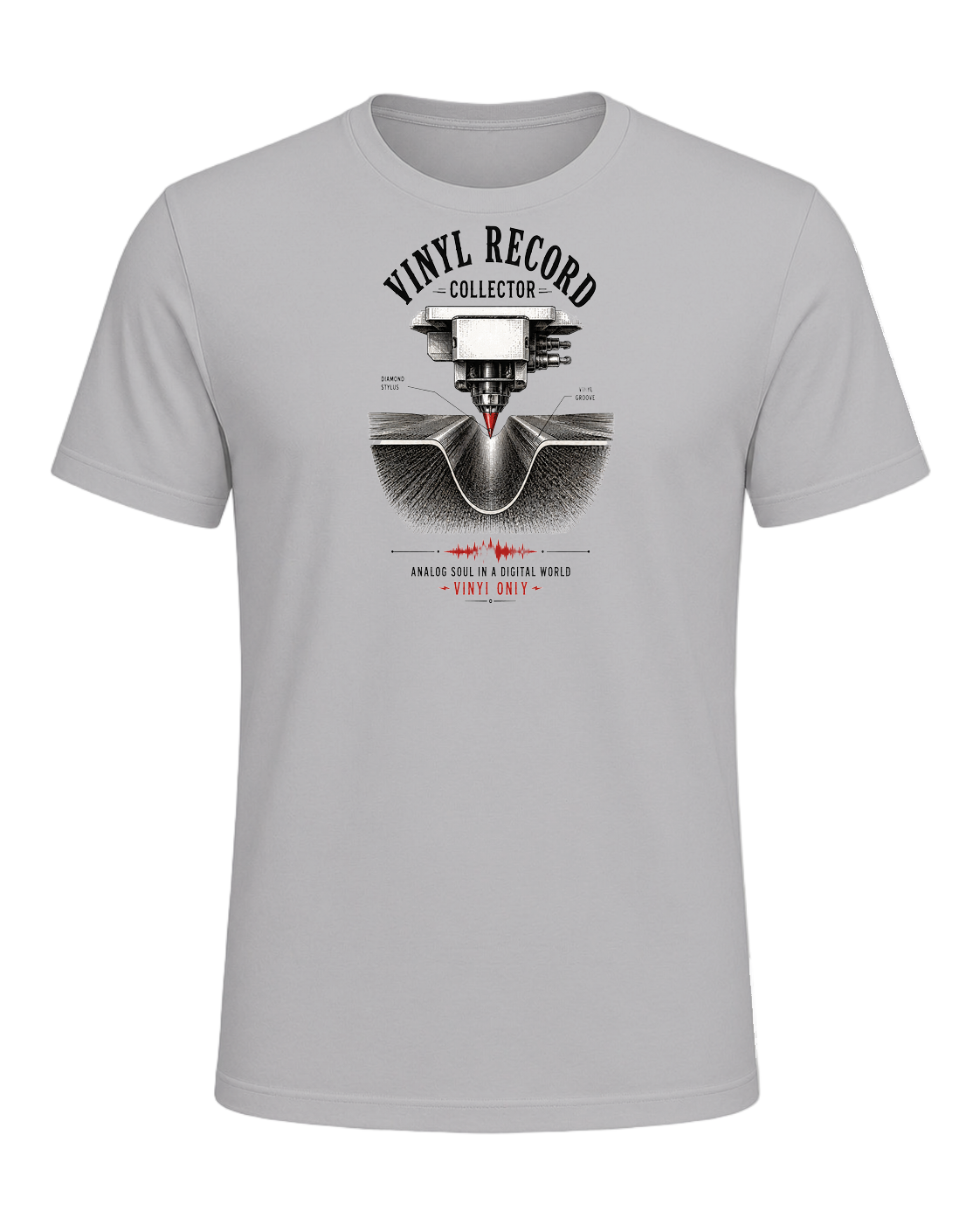 Vinyl Record Collector — Athletic Heather