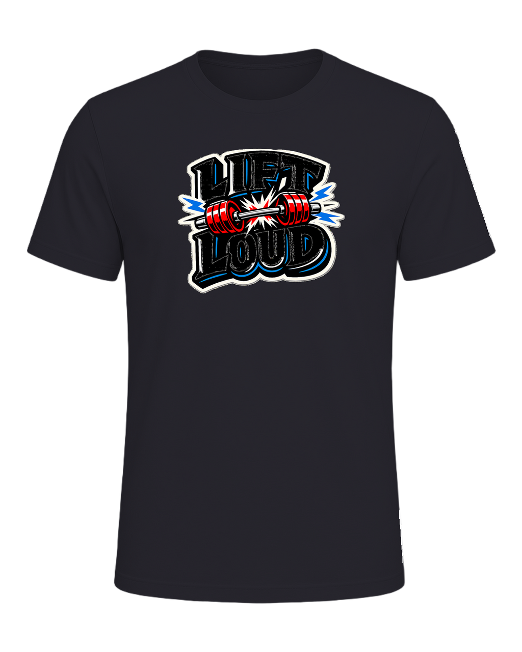 Lift Loud Tee — Dark Grey