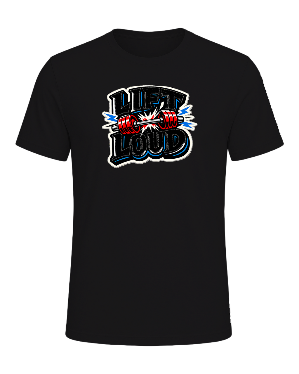 Lift Loud Tee — Dark Grey Heather