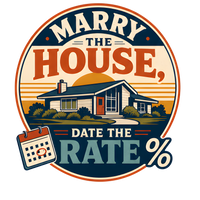Real Estate Agent T-Shirt — Marry the House, Date the Rate