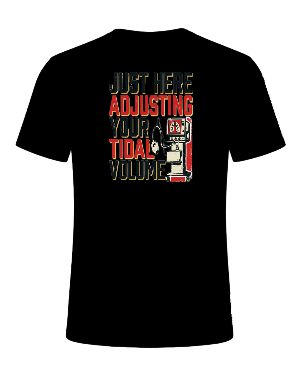Just here adjusting your tidal volume — Black