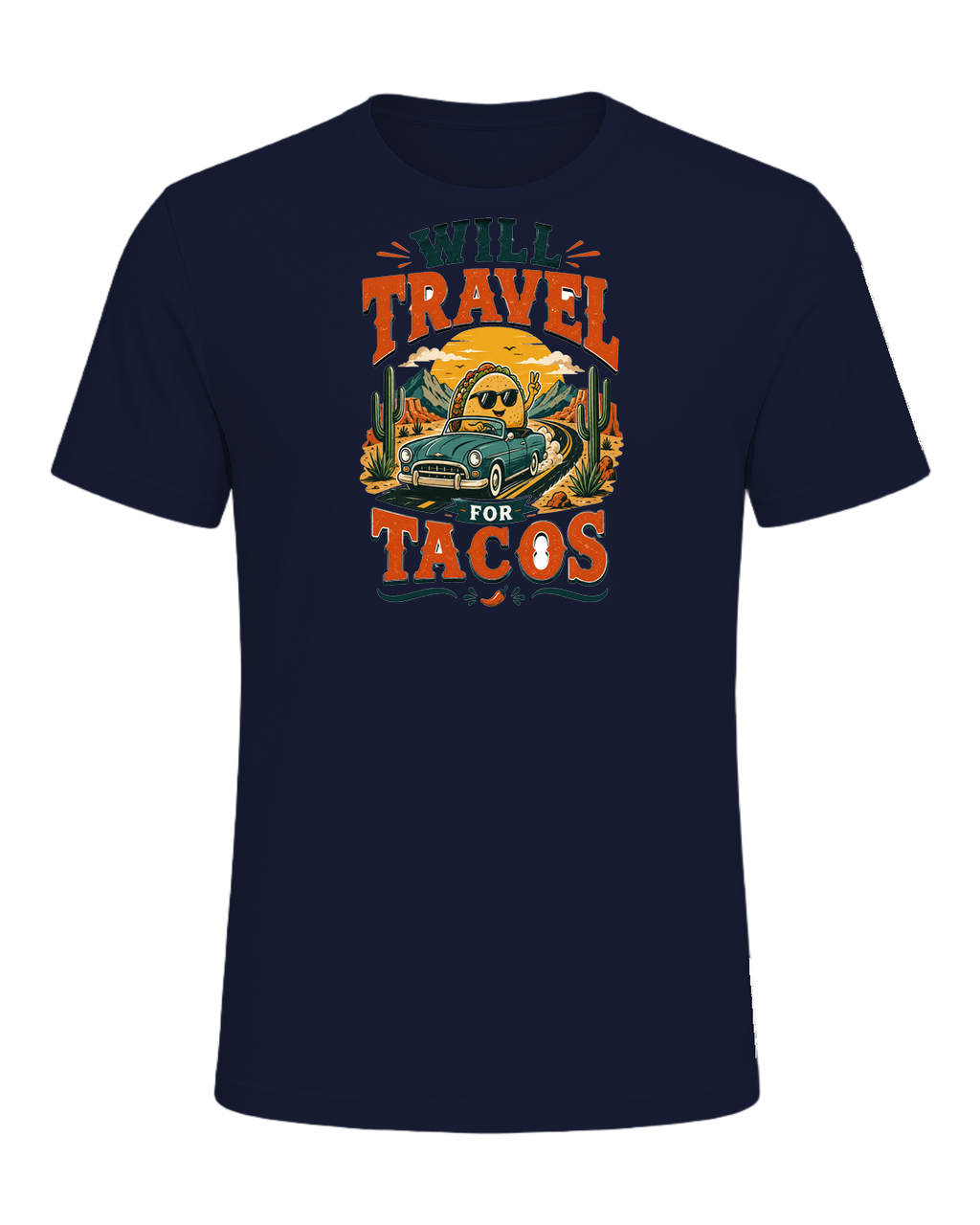WILL TRAVEL FOR TACOS — Navy
