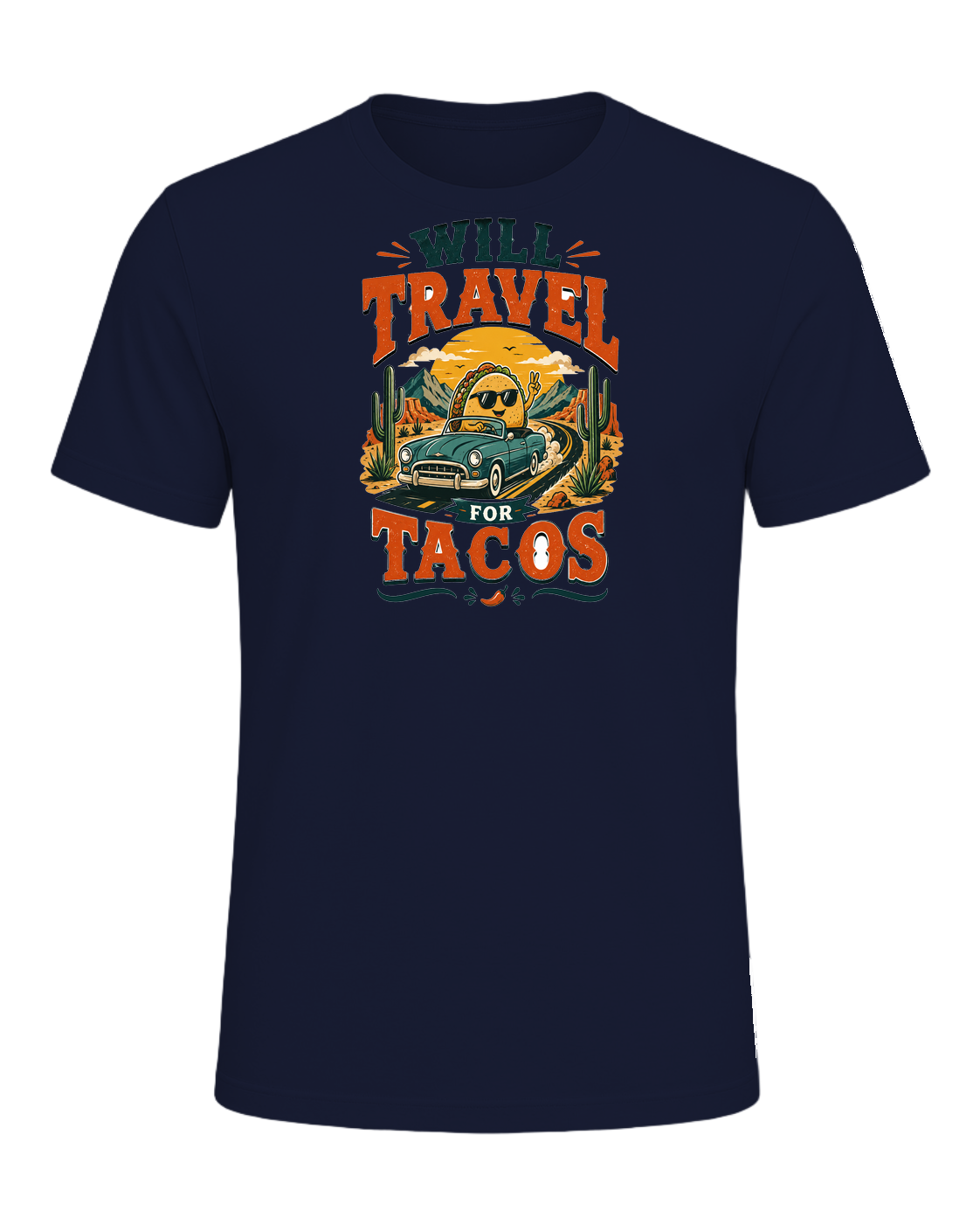 WILL TRAVEL FOR TACOS — Navy