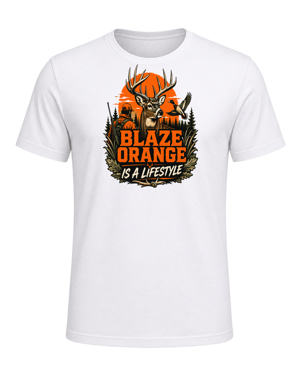 blaze orange is a lifestyle — White