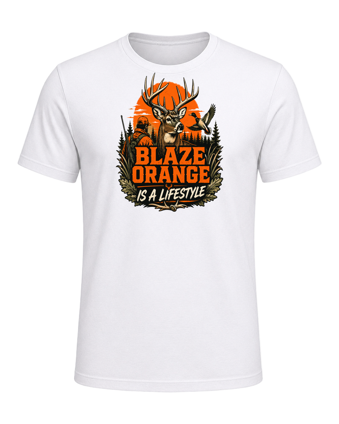 blaze orange is a lifestyle — White