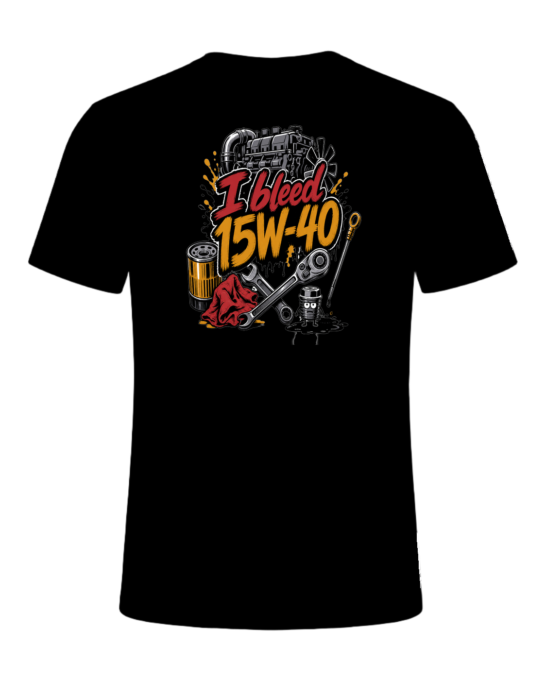 I bleed 15W-40 — Black