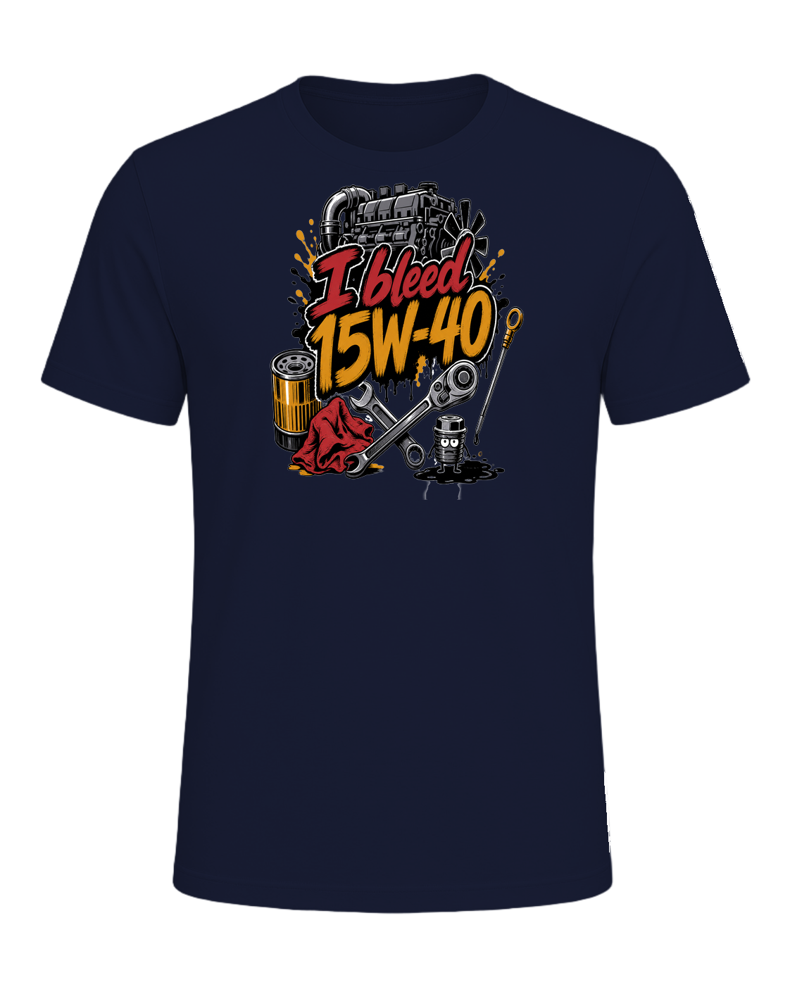 I bleed 15W-40 — Navy