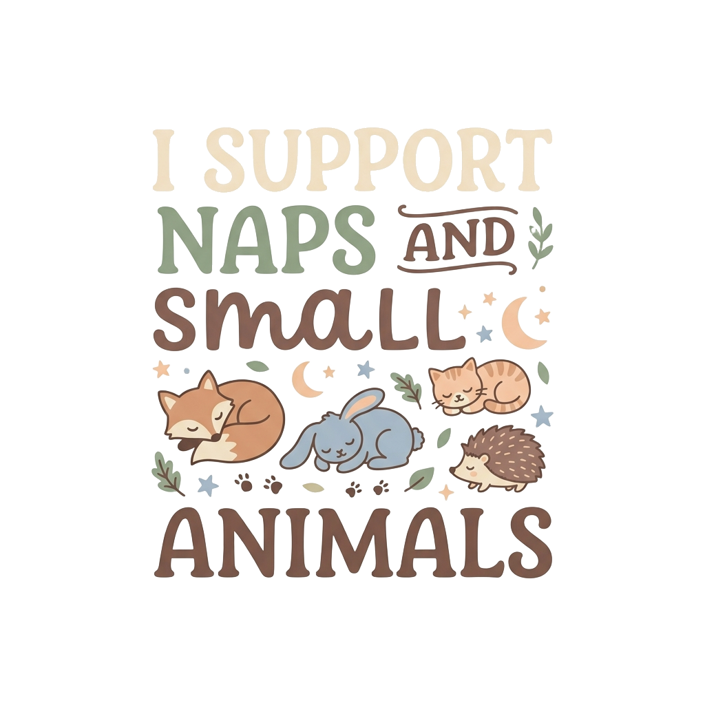 I SUPPORT NAPS AND SMALL ANIMALS