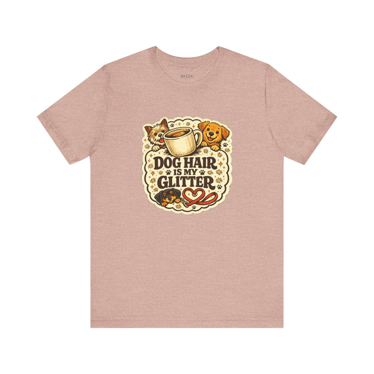 Funny Dog Mom T-Shirt — Pet Hair Is an Accessory — dog mom t-shirt design by June