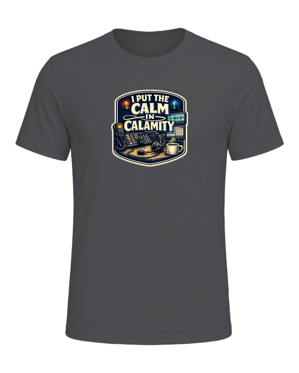 A funny 911 dispatcher tee for the calm voice in everyone else’s emergency. — Asphalt