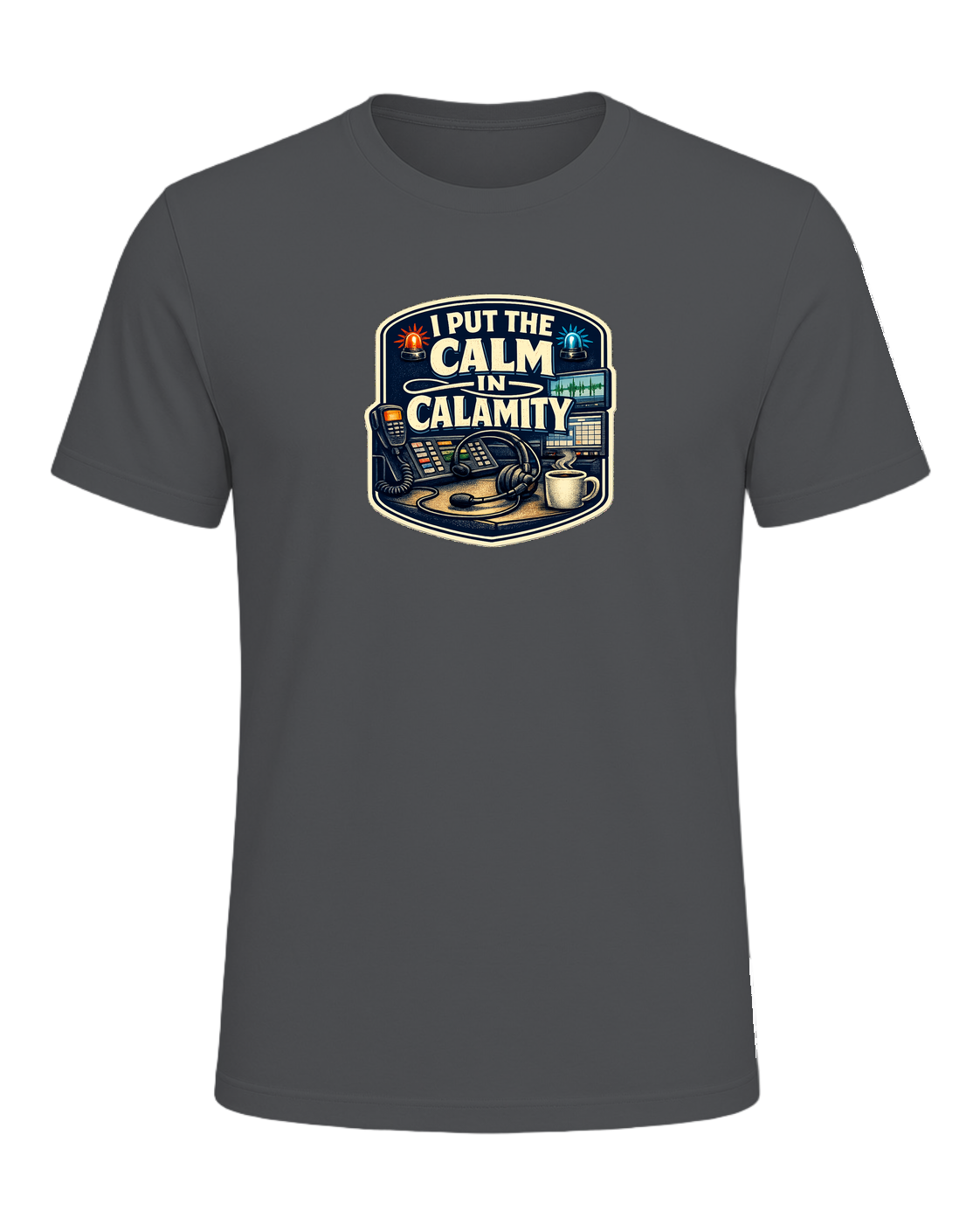 A funny 911 dispatcher tee for the calm voice in everyone else’s emergency. — Asphalt