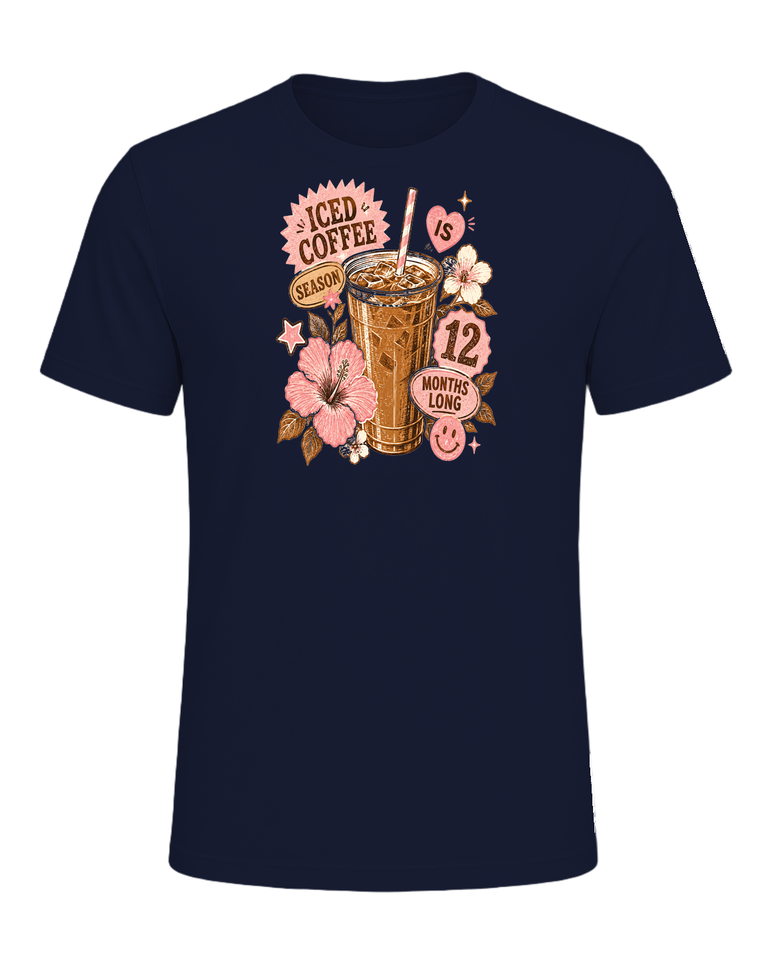 Iced Coffee Aesthetic — Navy