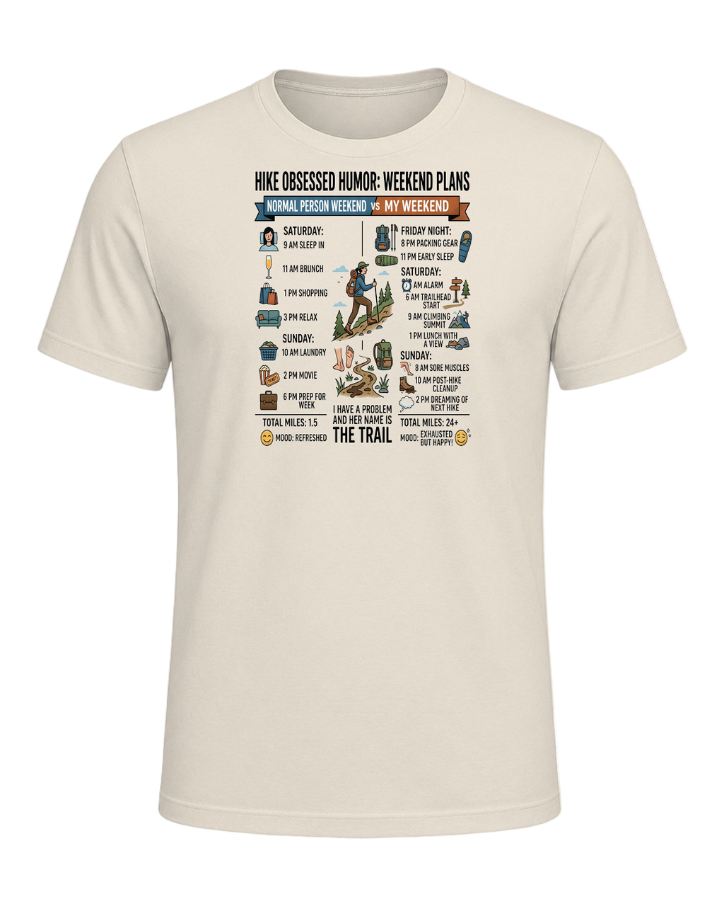 Hike Obsessed Humor — Heather Prism Natural
