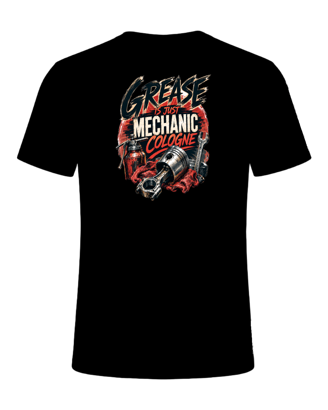 Grease is just mechanic cologne — Black