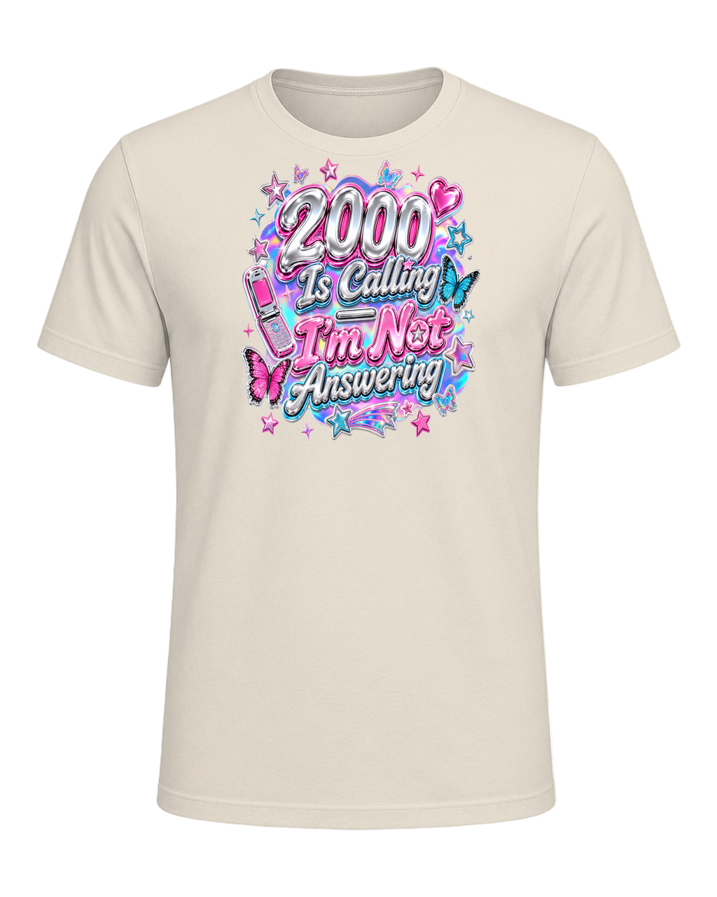 Y2K Chrome Style — Heather Prism Natural
