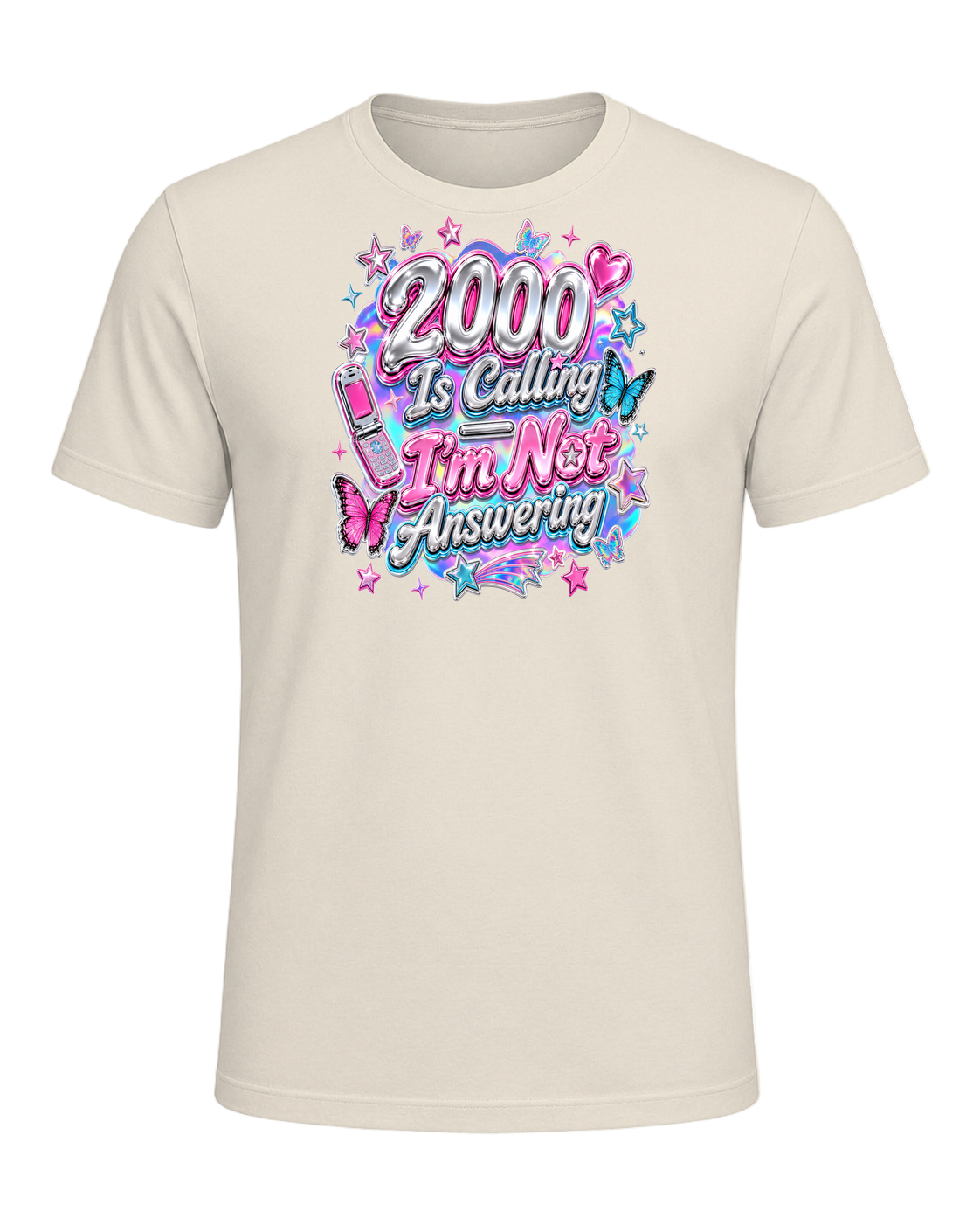 Y2K Chrome Style — Heather Prism Natural