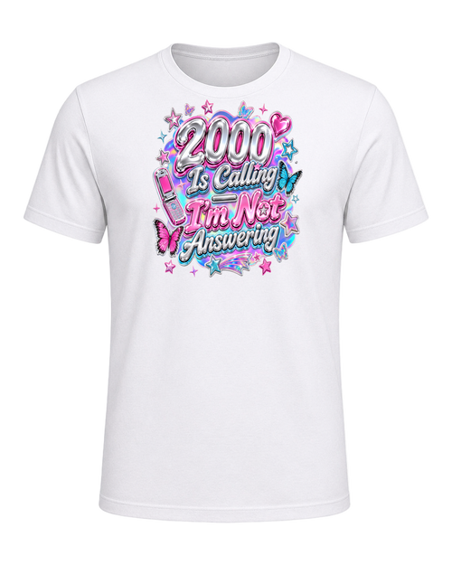 Y2K Chrome Style — White